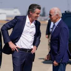 Gavin Newsom is out of sight likely because he had Bell's palsy from his booster shot
